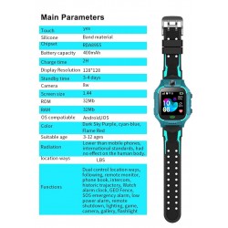 Children Kids Smart Watch SOS Phone Call Location Tracker Anti-Lost Camera Touch Screen Waterproof Student Wrist watch