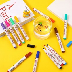 12 Colors Magical Water Floating Markers Pen Kids Educational Painting Pen Toys…