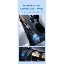 BASEUS AP01 Handy Vacuum Cleaner Wireless Handheld Vacuum Cleaner, (5000pa) Vacuum Cleaner.