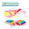 208 Pcs Pink Kids Drawing Board Set Pencil Crayon Watercolor Pens